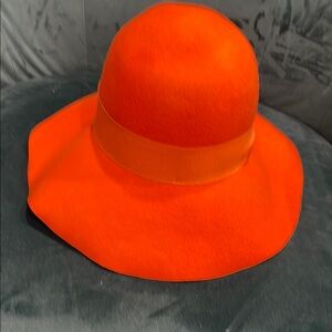 Vibrant Orange Women's Hat - vintage Aqua brand